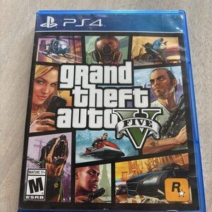 Replacement Case (NO GAME) GRAND THEFT AUTO V GTA V PlayStation 4 PS4 Box